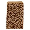 888 Display - 200 pcs of 5" x 7" Leopard Tone Paper Gift Bags Shopping Sales Tote Bags