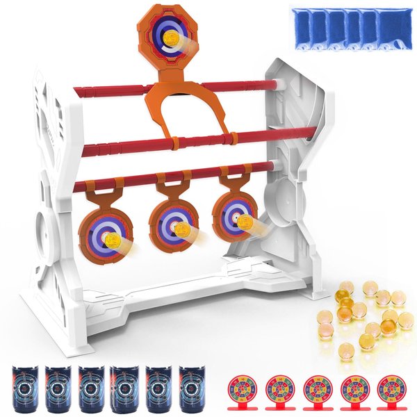 Gel Ball Blaster Shooting Games for Kids,Shooting Practice for Toy Guns Shooting Targets,TENTAM Suitable for Outdoor Party Games,Christmas Ideal Gift (Blue)