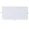 Crib Mattress Protector Pad Cover Quilted Waterproof Incontinence Bed Pads Wetting Protection Pad 52" x 28" Reusable & Non-Slip Potty Training Pads for Toddlers (Quilted Improved Thickness)