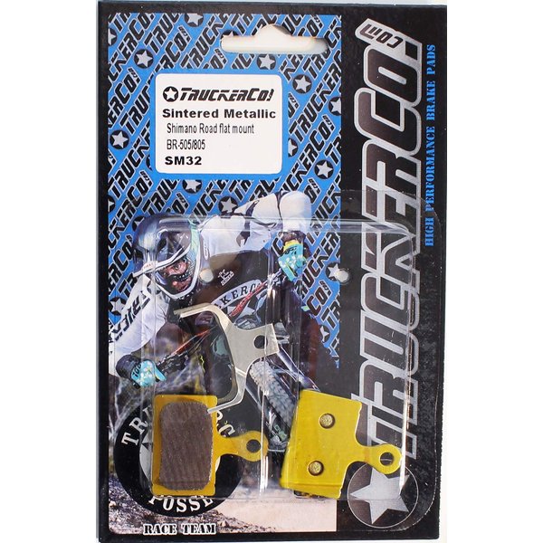 Truckerco Sintered Metallic disc Brake Pads compatable with Shimano Flat Mount Road/Mountain