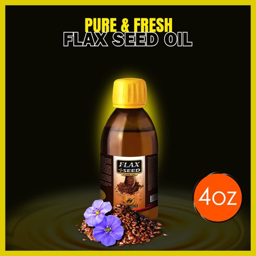 HERBOGANIC Flaxseed Oil, Cold Pressed Flaxseed Oil for Hair, Body and Nail Moisturizer, Body oils - 4 Oz Bottle Perfect Formula Nail Essentials - Rich in Omega-3…