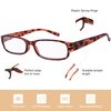 EYEGUARD Readers 4 Pack of Thin and Elegant Womens Reading Glasses with Beautiful Patterns for Ladies 2.50