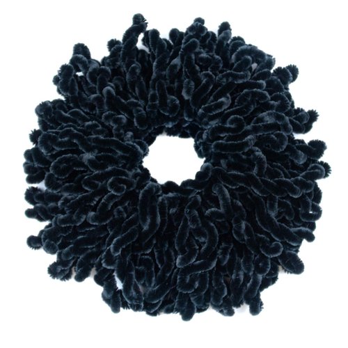AUEAR, 2 Pack Volumising Hair Scrunchie Hijab Volumizer Headwear Hair Tie Ring Plain Big Hairbands for Women Girls (Black and Dark Coffee)