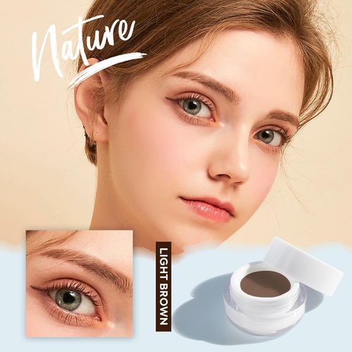VANERIA Eye Brow Kit 4pcs,Brow Styling Soap,Brow Freeze For Fluffy Brows,Clear Brow Gel+Eyebrow Pomade+Eyebrow Pencils+Eyebrow Brush,Brow Wax Long Lasting Eyebrow Makeup.190g(Light Brown)
