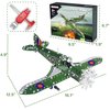 ITECRONH Building Toys Metal Model Airplane Kits for Boys Age 8-12 Assembly Erector Fighter Jet Stem Sets for Ages 8-13 14 and Up Science Projects Boy Gifts for Kids 8 9 10 11 12-16 Year Old Adults