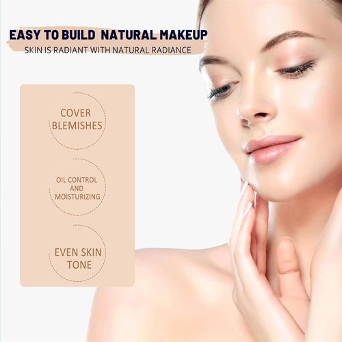 Buatkontly Cc Cream Skin Tone Adjusting CC Cream SPF 50, Colour Correcting Self Adjusting for Mature Skin, Pre-makeup Primer Moisturizing Skin, Natural Color-1.01 oz (1pcs)