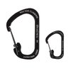 Nite Ize Stainless Steel SideLock Carabiner Set - Keychain Carabiner with Locking Gate - Low Profile Carabiner Clip for Keys, Camping Accessories & More - Assorted Sizes (3 Pack)