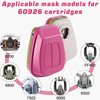 Respirator Cartridge Filter 60926,Filter Replacement for Half/Full Face 6000,7000 and FF-400 mask,Effectively Filter Organic Vapor,Acid Gas,Formaldehyde,Non-Oil and Oil particulates (60926-1 Pair)