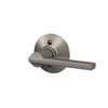 Schlage F170 LAT 619 Latitude Door Lever, One Sided Non-Turning Dummy Door Handle, Satin Nickel