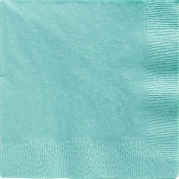 Amscan 2-Ply Dinner Napkins Big Party Pack , 8" x 8", 40ct., Robin's Egg Blue
