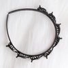 YienDoo Fashion Crystal Hair Band Sparkling Crystal Bangs Hairstyle Clips Hairpin Silver Rhinestones Headband Bridal Crown Tiara Hair Hoop Wedding Hair Accessories for Women Girls
