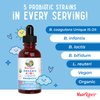 Kids Probiotic Liquid Drops by MaryRuth's | USDA Organic Probiotics for Digestive Health | Ages 4+ Gut Health & Immune Support Supplement | Overall Health | Vegan | Non-GMO | 1 Fl Oz