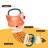 Baby Fox Musical Toy - On-The-Go Entertainment with Classical Melodies, Accordion Stretch, and Squeaky Fun for Developing Motor Skills - Perfect for Strollers, Car Seats, and Travel (Fox)
