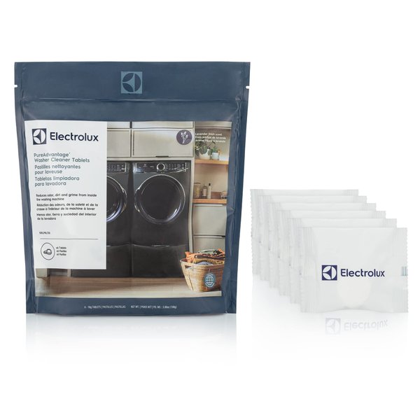 Electrolux PureAdvantage Probiotic Washer Cleaner 6 Tablets, White