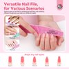 Saviland Nail File Buffer for Acrylic Nails: 16PCS Professional Emery Board for Nails Nail Buffers Manicure Kit Acrylic Nails & Natural Nails 100/180-4000 Grit Doubled Sides Emory Boards Beauty Gift