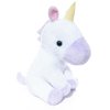 WEIGEDU Adorable Small Star Unicorn Stuffed Animals Plush Toys for Kids Girls Toddler Babies Birthday Bedtime Gift, 9.8 inches Purple and White