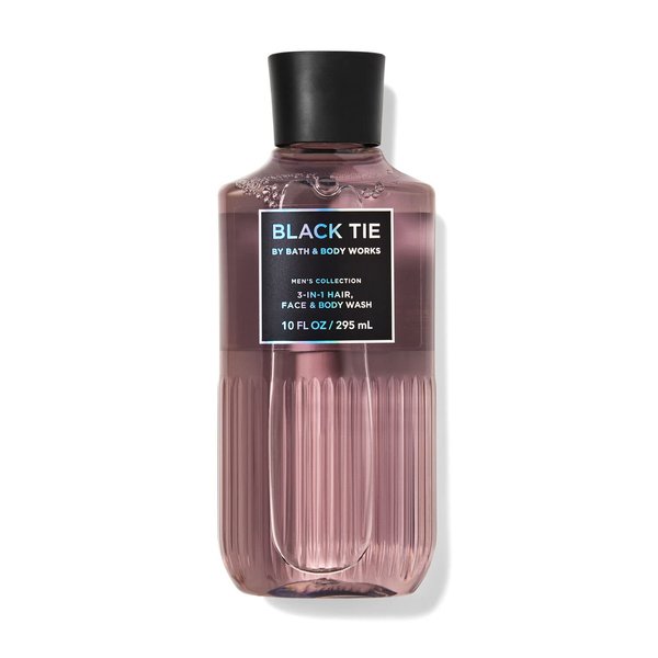 Black Tie Men's Collection 3-IN-1 Hair, Face, Body Wash 10 fl oz / 295 mL