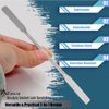 A2Z Lab Spatula Stainless Steel Sampling Spatula Mixing Transfering Double-Ended Spatula with Flat Ends For Cosmetic Lab Handling Cream, Gel, Powder- Laboratory Supplies For Experiments & Lab Use - 7"