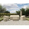 Covermates Rectangular Accent Table Cover - Patio Outdoor Furniture Cover, Water Resistant Outdoor Ottoman/Side Table Cover, Elite 300D Polyester, 40W x 28D x 22H, Khaki