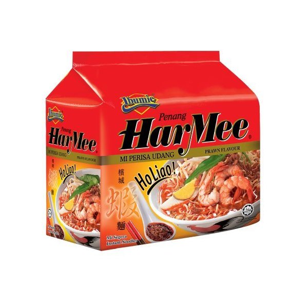 Ibumie Penang Har Mee (Prawn Flavor) / Signature Aroma Original Taste of Prawn Noodles Soup from Food Heaven, Penang Malaysia (10 packets x 85g)