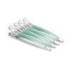 Drayas 4Pcs Hair Clips for Styling Sectioning, Professional Non Slip Silicone band Duck Bill Clips Salon Sectioning Clips, Hair Styling Hairdresser Accessories for Women (Green)