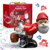 Bubble Blowing Santa,Automatic Bubble Blower Toy with Music & Flashing Lights,Funny Santa Bubble Maker for Indoor & Outdoor Fun for Kids (Santa Claus)