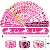 48 PCS Western Cowgirl Party Favors 24PCS Tattoos Stickers 24PCS Slap Bracelets Wristbands Perfect for Themed Birthday Baby Showers or Classroom Rewards Ideal Decor and Gifts for Girls and Boys