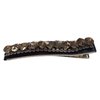 2 Pcs 2.3 Inch Shiny Crystal Spike Alligator Duck Bill Hair Clips Rhinestone Hair Barrette Clip Sparkle Stones Duckbill Bobby Pin Chic Hair Clips for Girls Styling (Black)