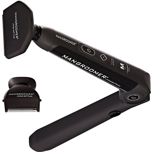 MANGROOMER Back Hair Shaver Replacement Complete Attachment Head with Shock Absorber Neck and Smooth Shaving Foil