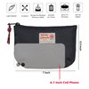 Rough Enough Small Travel Cable Organizer Bag Tech Case with Zipper for Cord Electronics Accessories Travel Essential