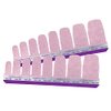 Color Street Pedicure Nail Polish Strips in Choice of Color Moonburst Silver Pink 2 Count Pack of 1