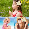 auwiyd 6 PCS Hawaiian Flower Hair Clips, Artificial Tropical Flower Hair Pins Hawaiian Floral for Women Girls Hawaiian Wedding Seaside Travel Hair Accessories
