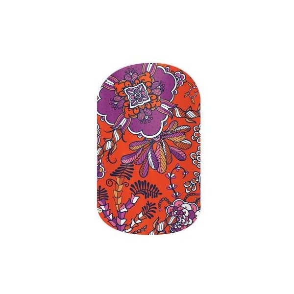 Jamberry Nail Wraps: La Florita (Full Sheet)