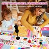 Axirata 1000+PCS Fashion Designer Kit for Girls Creativity DIY Arts & Crafts Kit for Kids with Fashion Design Sketchbook, 4 Mannequins, Sewing Kit for Teen Girls Birthday Gift Age 6 7 8 9 10 11 12+