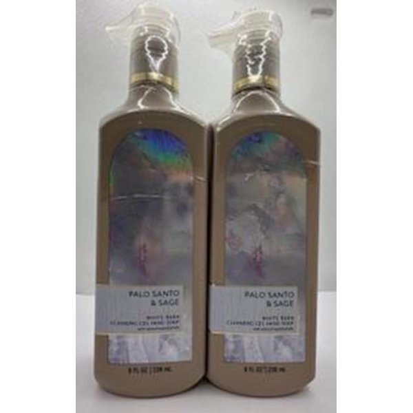 Generic Set of 2 Palo Santo & Sage Cleansing Gel Hand Soap 8 Ounce
