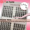 Individual Lashes Kit 144 Pcs Super Thin Band & Soft Lash Clusters with Bond and Seal Eyelash Tweezers 10-16mm D Curl Mega Volume Eyelash Extension Kit for Self Application DIY at Home, by TMIELYBS