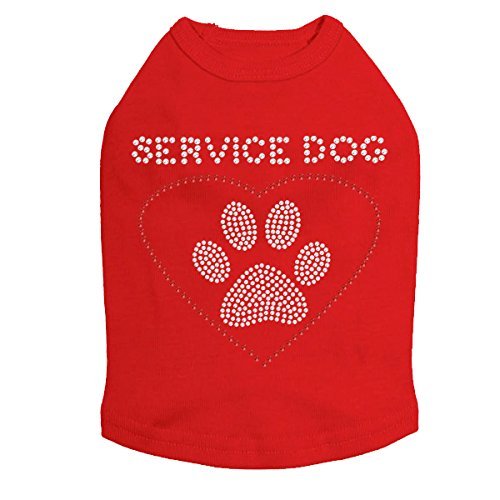 Service Dog Dog Shirt 3XL RED