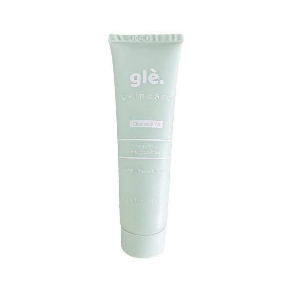 Gle Face Cleanser for Sensitive Skin Purifying Foaming Gel pH Balancing Daily Sensitive Skin Face Wash, Hyaluronic Acid, Oil Free and Soap Free Non Comedogenic | 4.9 fl oz