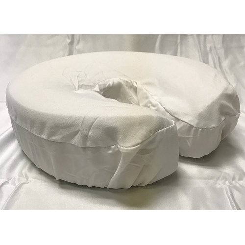 Therapist's Choice® Premium Deluxe Microfiber Massage Table Face Cradle Covers, 4pcs per package (White)