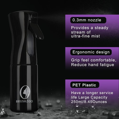 O BRUSHZOO Hair Brush Set, Hair Brushes for Women Men kid, Detangler Brush for Wet Dry Curly Hair Detangling, Hair Combs for Parting Styling, Hairbrush for Thick Fine Thin Hair Care