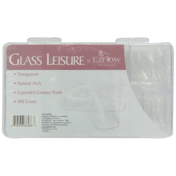 EZ Flow Glass Leisure Tips, 100 Count