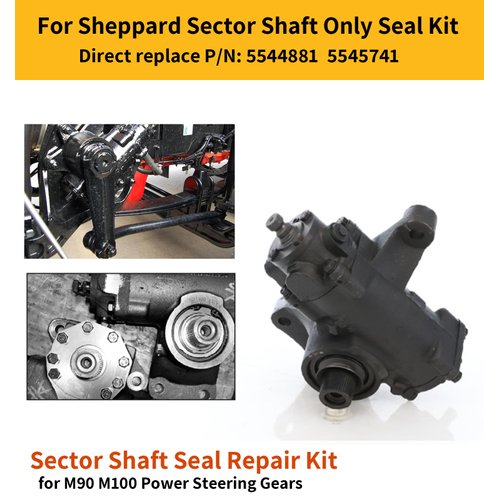 Replace for 5545741 5544881 Shaft Sector Seal Repair Kit, for Sheppard M90 M100 Power Steering Gears
