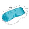 Bed Buddy Aromatherapy Eye Mask with Warm and Cold Therapy for Stress Relief - Microwave-Safe Eye Pillow & Sleep Mask, Blue, Lavender & Mint Scented