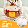 CozyWorld 13" Cow Plush Pillow Soft Squishy Cow Stuffed Animal Cowboy Pillow Toy Cow Plushie Hugging Throw Pillow Great Birthday for Kids, Girls, Boys