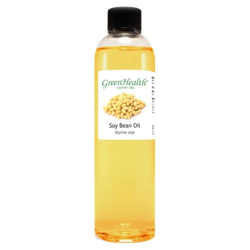 Soybean Oil – 100% Pure & Natural Carrier Oil for Skin, Hair, Massage & Aromatherapy | Cold Pressed, Hexane-Free | 8 fl oz Clear Plastic Bottle