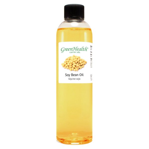 Soybean Oil – 100% Pure & Natural Carrier Oil for Skin, Hair, Massage & Aromatherapy | Cold Pressed, Hexane-Free | 8 fl oz Clear Plastic Bottle