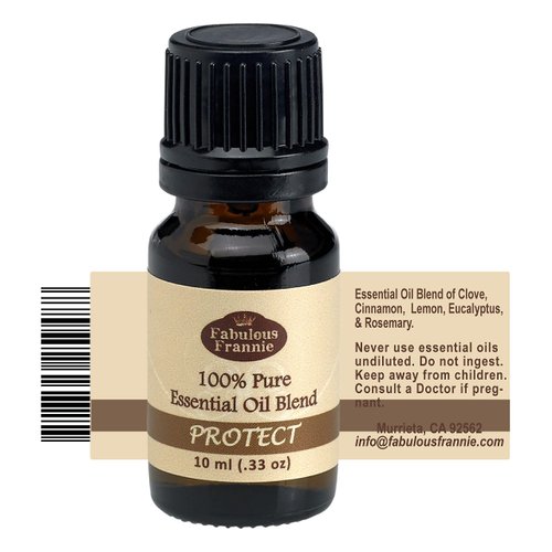 Fabulous Frannie Protect Essential Oil Blend 10ml Made with 100% All Natural Pure Essential Oils