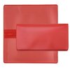 Red Vinyl Checkbook Cover, Top Tear Personal Vinyl Checkbook Cover