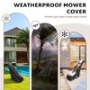 iBirdie Outdoor Waterproof Lawn Mower Cover for 16''-19'' Push Mowers - Heavy Duty 600D Weatherproof UV Resistant Mower Protector