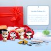 Needle Felting Kit for Beginners, Needle Felting Starter Kit with 6 Pcs Colorful Needle Felting Needles and Instructions, Wool Felting Supplies for Christmas, Children's Day, Other Festival and Crafts
